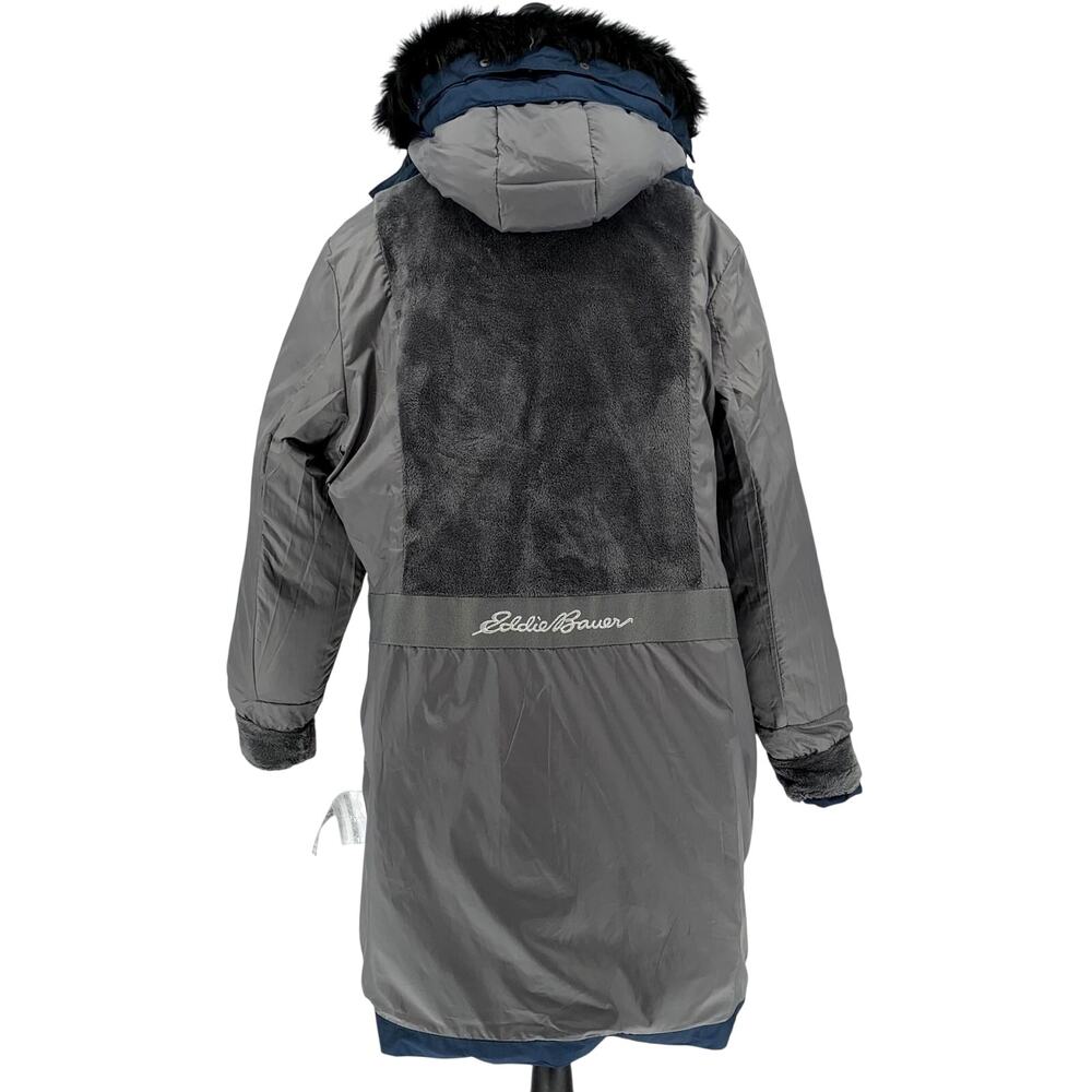 Eddie Bauer Sun Valley Down Parka Coat Women's XXL Navy Blue Puffer Hood NWOT - Picture 11 of 13